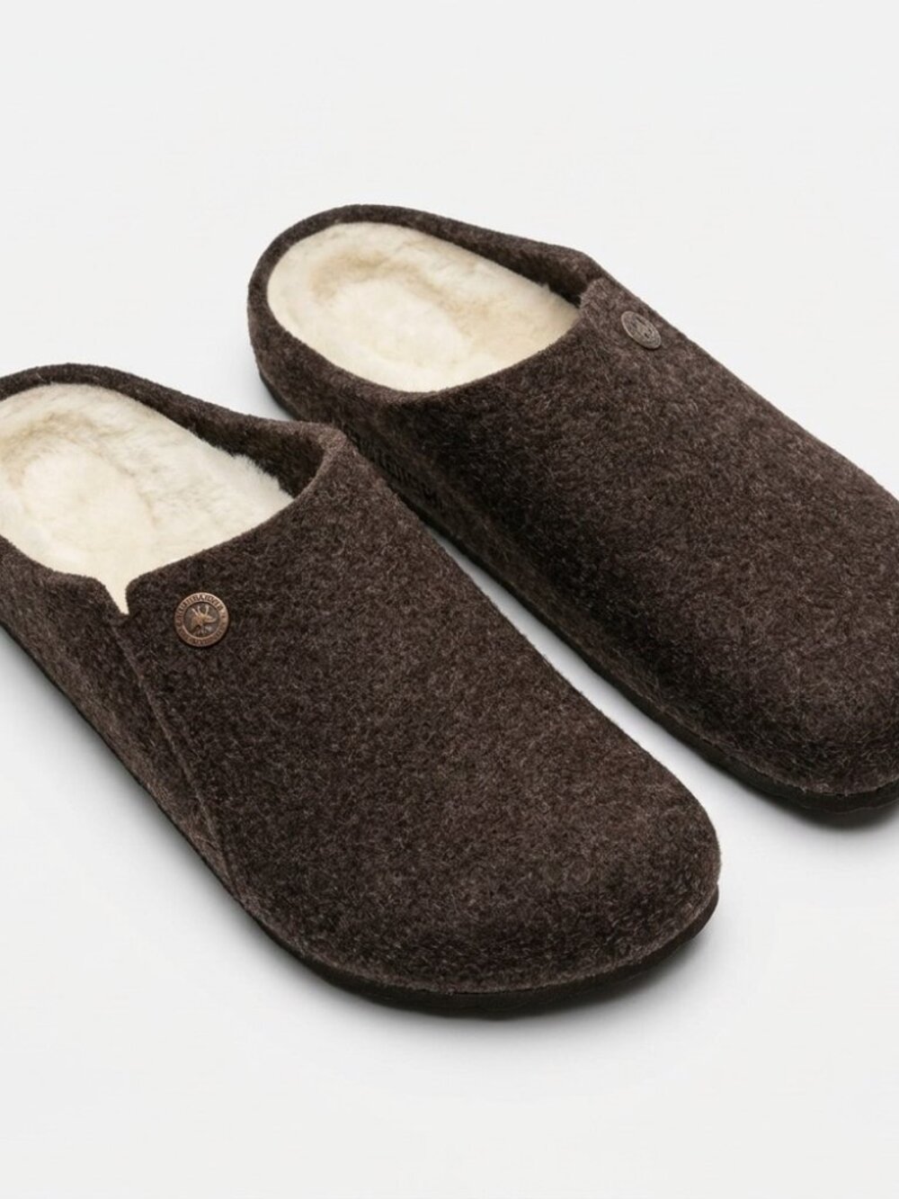 NWOT Birkenstock Zermatt Mocca Wool Shearling Slipper 38 L7/M5